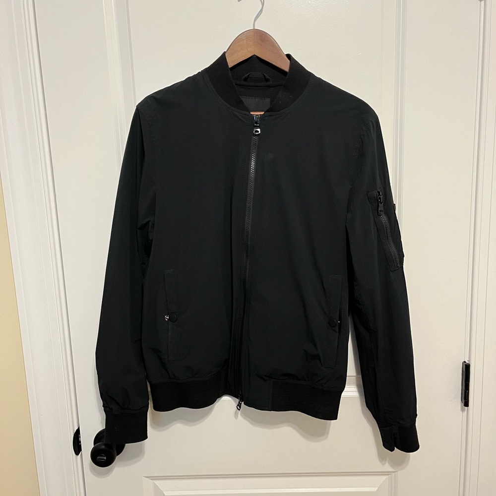 Navy Banana Republic Bomber Jacket